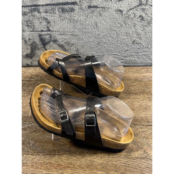 Birkenstock Mayari Birko-Flor sandals in black Women’s Size 38 US 7-7.5 - Picture 4 of 9